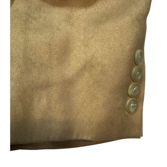 Chaps Mens Blazer 46R Camel Two-Button Single Breasted - Picture 7 of 10